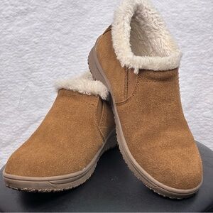 Minnetonka Eagan Dusty Brown 69043 Cold Weather Suede Ankle Booties 7M